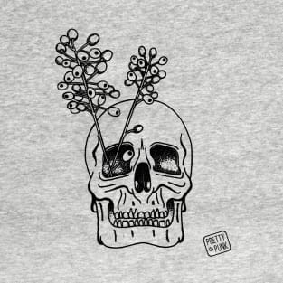 Inktober Poisonous Plants Skull T-Shirt